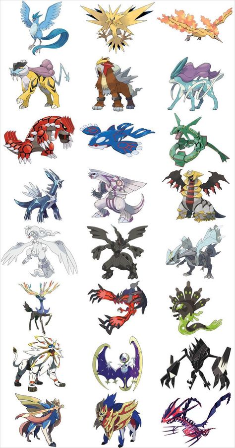 Legendry Pokemons, Big Pokemon, Pokemon Legendaries, Dragon Pokemon, Pokemon Legendary, Pokemon Decal, All Legendary Pokemon, Rayquaza Pokemon, Pokemon Lugia