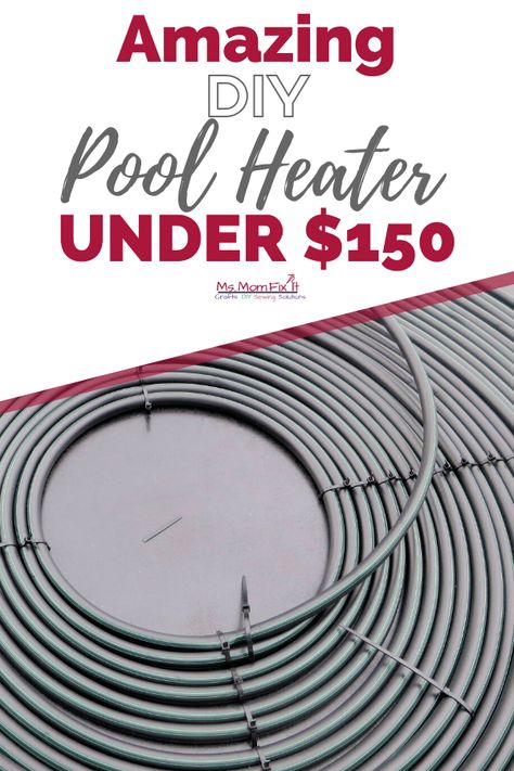 Above Ground Pool Heater, Diy Pool Heater, Water Heater Diy, Solar Pool Heater Diy, Pool Warmer, Pool Makeover, Solar Pool Heating, Swimming Pool Heaters, Solar Pool Heater