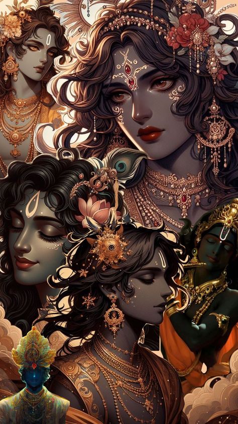 #krishna Cute Wallpapers Krishna, Krishna Cosplay, Krishna Fanart, Krishna Asthetic Wallpers, All Gods In One Picture, Lord Krishna Aesthetic, All Hindu Gods, Krishna Artwork, Radha Krishna Art Beautiful