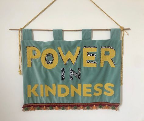 Leopard Print Letters, Print Letters, Applique Sewing, Protest Art, Festival Decor, Fabric Banner, Hanging Banner, Orange And Green, Turquoise Green