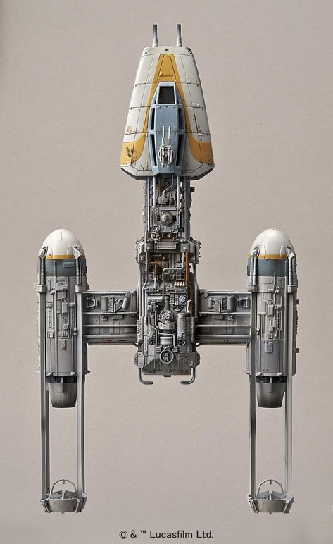 Bandai x Star Wars 1/72 Y-Wing Starfighter: UPDATE Many Official Images, Info Release http://www.gunjap.net/site/?p=262300 Y Wing, X Wing Miniatures, Star Wars Spaceships, Star Wars Models, Star Wars Vehicles, One Night Stand, Star Destroyer, Spaceship Design, Star Wars Ships