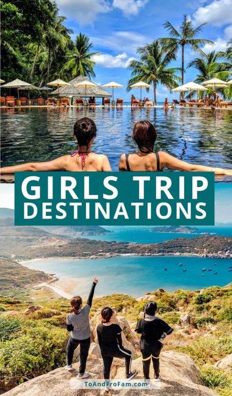 Girls Trip Ideas, I Am Gorgeous, Girls Trip Destinations, Girlfriend Trips, Weekend Routine, Unique Girls, Friend Vacation, Adventure Girl, Trip Destinations