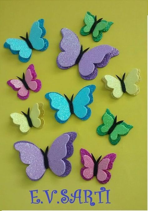 How to make Easy Origami Paper Closet 900+ Best Paper Crafts: Origami ideas Simple Origami Paper Craft Project for Kids #papercraftingideas #diecuttingessentials 3d Butterfly Craft, مشروعات العلوم, Paper Flower Crafts, Hand Crafts For Kids, Paper Butterfly, Butterfly Crafts, Paper Crafts For Kids, Paper Crafts Diy Kids, Paper Craft Projects