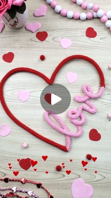 HOME IDEALIST on Instagram: "Knitted Wire Valentine Decor.  Link in Bio to get the Valentine Templates ❤️ . . . #valentinedaydecor #valentineday #knittedwiretemplates #tricotin #minitutorial #lovepink #lovedecor" Wire Knitting Templates, Icord Ideas, Valentine Template, Wire Projects, Wire Knitting, Knitted Wire, Heart Template, Valentine Decor, I Cord