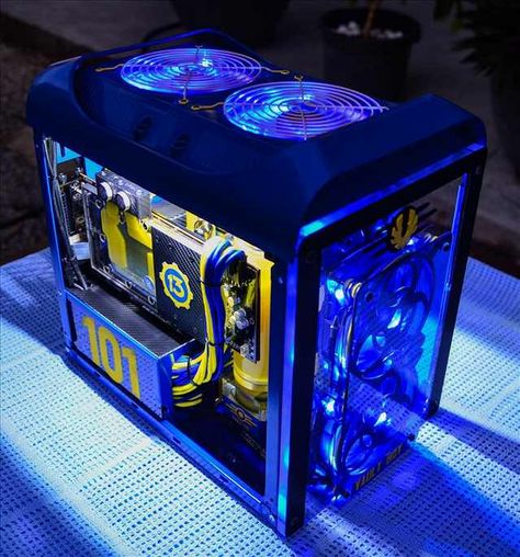 Custom Computer Case, Nuclear Apocalypse, Pc Builds, Custom Computer, Game Tag, The Fallout, Start Cleaning, Custom Pc, Pc Case