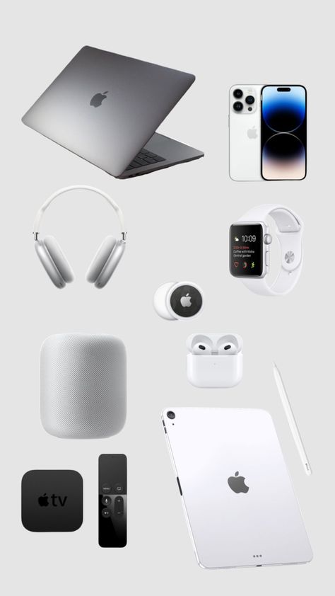 Best Apple Products, Newest Apple Products, Apple Assesories Products, Apple Brand Aesthetic, Electronic Wishlist, Apple Devices Aesthetic, Apple Ecosystem Aesthetic, All Apple Products Aesthetic, Apple Aesthetic Products