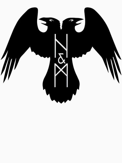 Odin's Ravens Tattoo, Odin Norse Mythology, Rabe Tattoo, Norse Mythology Tattoo, Arte Viking, Huginn And Muninn, Viking Tattoo Symbol, The Old Ways, Odin's Ravens