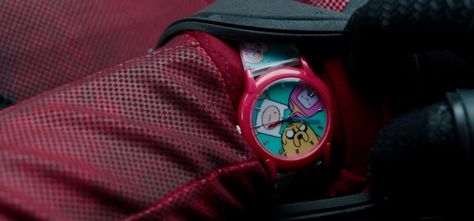 Adventure Time watch in DEADPOOL (2016) #AdventureTime Deadpool 2016, Deadpool X Spiderman, Deadpool 3, Product Placement, Wade Wilson, Deadpool Wolverine, Just Now, Superhero Movies, Funny Profile Pictures