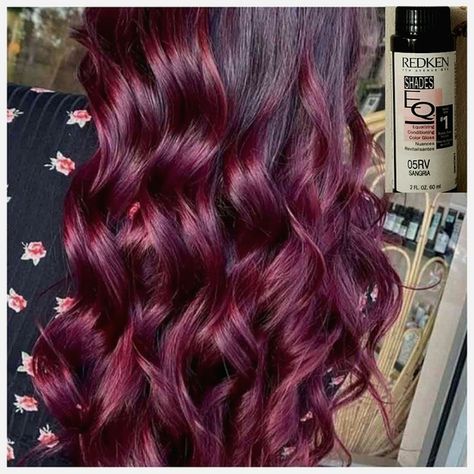 * 10% Off 4+ Listings. Plus, Free Shipping When You Bundle Any 6+ Listings * ~Redken Shades Eq Gloss (Toner) Color: 05rv Sangria Type: Demi-Permanent Standard Size: 2 Fl.Oz New ~ Authentic ~ Description Redken Shades Eq Isn’t Your Run-Of-The-Mill Hair Gloss. In Fact, It’s The Haircolor That Thinks It’s A Conditioner And Delivers Fast, Professional Color Results. After A Gloss Service, You'll Leave The Salon With Healthier Looking And Feeling Hair With Beautiful Shine. ~ Benefits The Formula Is I Burgundy Hair Formula, Light Burgundy Hair, Lady Tips, Wine Hair Color, Mahogany Hair, Redken Hair Color, Color Formulas, Short Red Hair, Wine Hair