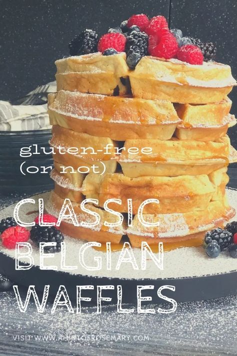 Gluten Free Belgian Waffles, Belgium Waffle Recipe, Belgian Waffles Recipe, Gluten Free Beauty Products, Belgium Waffles, Gluten Free Waffles, Look Rich, Recipes Bread, Break Fast