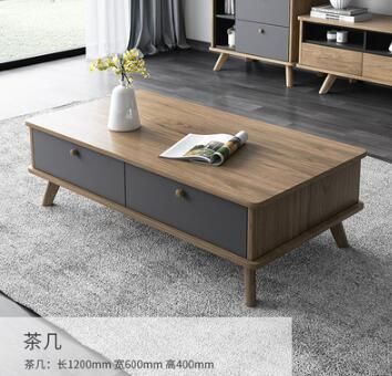 Wooden Center Tables For Living Room, Living Room Centre Table Design, Centar Tebal, Center Table Living Room Wooden Modern, Wooden Dining Table Modern, Coffee Table With Drawer, Centre Table Living Room, Sofa Table Design, Meja Sofa