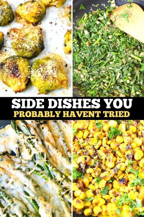 Unique Vegetable Side Dish Recipes You Probably Haven't Tried! Vegetable Side Dishes For Thanksgiving, Sides For Dinner, Side Dishes Ideas, Vegetable Side Dish Recipes, Pork Side Dishes, Side Dishes For Thanksgiving, Dishes For Thanksgiving, Thanksgiving Casserole Recipes, Crock Pot Vegetables