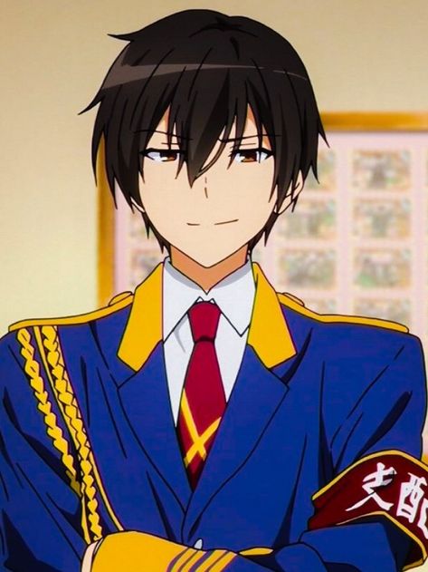 Seiya Kanie | Anime - Amagi Brilliant Park | Birthday - August 10 Amagi Brilliant Park Seiya, Student Uniform, Captain Harlock, Amagi Brilliant Park, Park Birthday, Best Romance Anime, Anime Black Hair, Anime Watch, D Gray Man