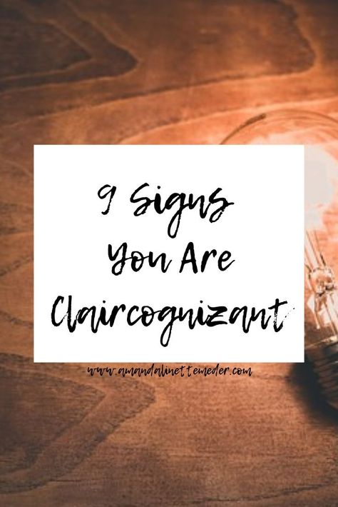 What are the most common signs of claircognizance?Claircognizance is the intuitive gift of clear-thinking. Am I Claircognizant? This is a question we answer in this post, read on - Clairsentience Signs, Claircognizant Empath, Clair Senses, Empath Tips, Lavender Aura, Gods Gifts, Psychic Empath, Empath Abilities, Psychic Development Learning