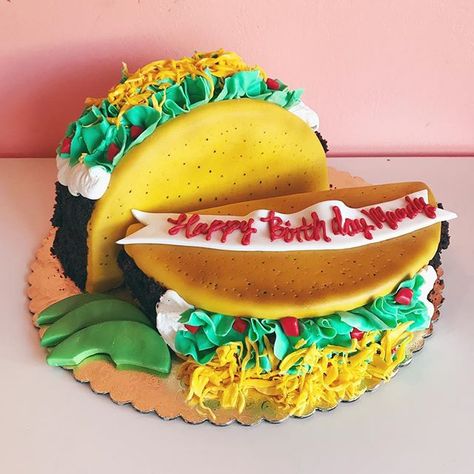 Taco Birthday Cake, Taco Cake, Savory Cakes, Fiesta Cake, Buckwheat Cake, Cake Form, Taco Party, Salty Cake, Magic Cake