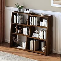 Horizontal Bookshelf, Short Bookshelf, Room With Bookshelves, Unique Bookshelf, Bookshelves For Small Spaces, Adjustable Bookshelf, Wooden Ladder Shelf, Low Bookshelves, Unique Bookshelves