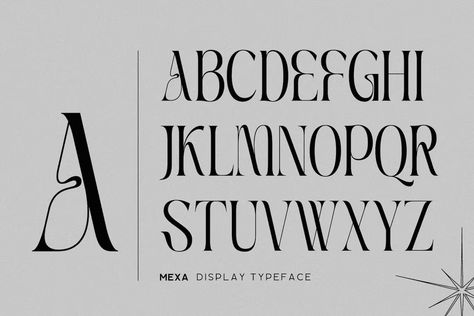 Mexa - Elegant Logo Font by sigitdwipa on Envato Elements Art Nouveau Inspired Graphic Design, Art Nouveau Type, Spirit Candles, Art Nouveau Lettering, Art Nouveau Logo, Art Nouveau Typography, Art Nouveau Font, Cute Fonts Alphabet, Font Love