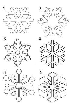 Teaching Kids Colors, Printable String Art Patterns, Snowflake Cutouts, Snowflake Template, String Art Patterns, Christmas Stencils, Navidad Diy, Christmas Drawing, Christmas Templates