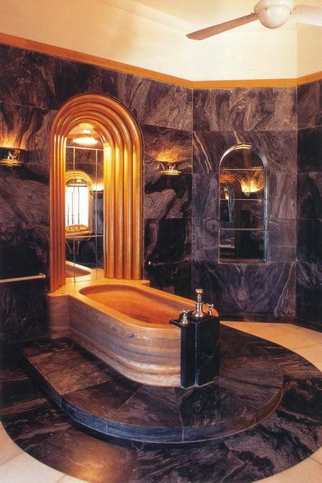 Interior Art Deco, Art Nouveau Arquitectura, Art Deco Bathrooms, Fancy Bathroom, Art Deco Bathroom, Art Deco Interior Design, Deco Bathroom, Room Black, Stylish Art