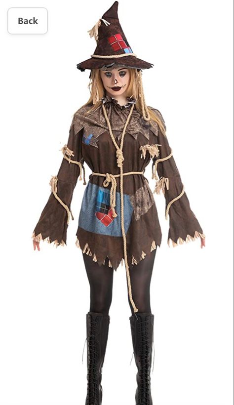 Scarecrow Costume Women, Scary Scarecrow Costume, Scarecrow Outfits, Farmer Costume, Scary Scarecrow, Crow Costume, Spooky Halloween Costumes, Amazing Halloween Costumes, Scarecrow Costume