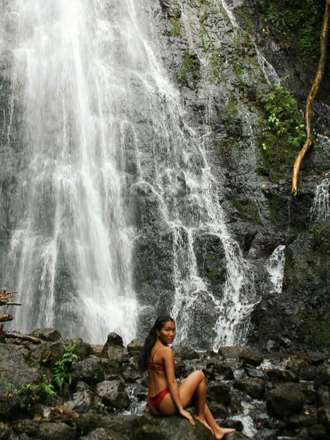 Moana Falls Oahu, Lulumahu Falls Oahu, Hawaii Pics, Waimea Falls, Hawaii Activities, Oahu Vacation, Hawaii Flowers, Hawaii Things To Do, Hawaii Pictures