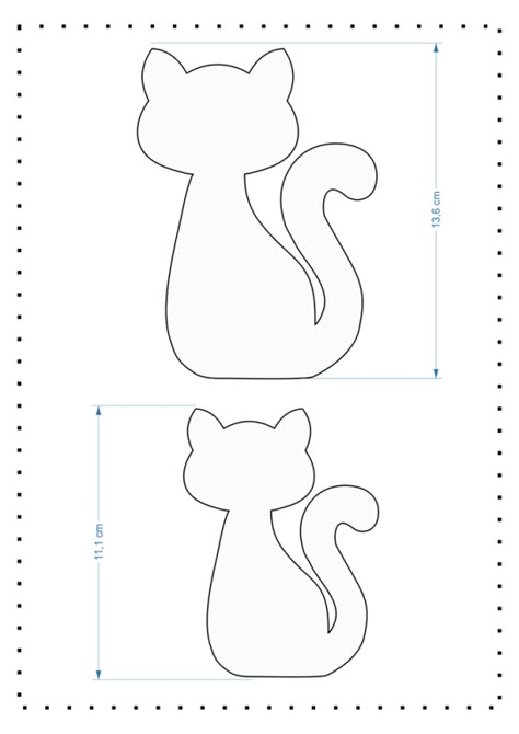 Marque page Chat en feutrine - Feutrine couture Cat Template, Wire Knitting, Knitted Wire, Felt Cat, Felt Patterns, Cat Crafts, Soft Sculpture, Felt Toys, Felt Christmas