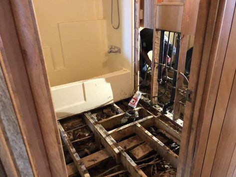 Mobile Home Floor Repair, Remodeling A Manufactured Home, Remodeling Mobile Homes On A Budget, Make A Mobile Home Look Like A House, Remodeled Mobile Homes, Old Mobile Home Makeover, Manufactured Home Renovation, Subfloor Repair, Mobile Home Upgrades