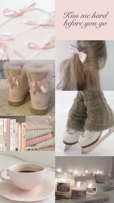 pretty pink aesthetic Skate Aesthetic Wallpaper, Pretty Pink Aesthetic, Winter Wonderland Wallpaper, Coquette Winter, Winter Ugg, Skating Outfit, Christmas Ice Skates, Ice Skating Outfit, Skating Aesthetic