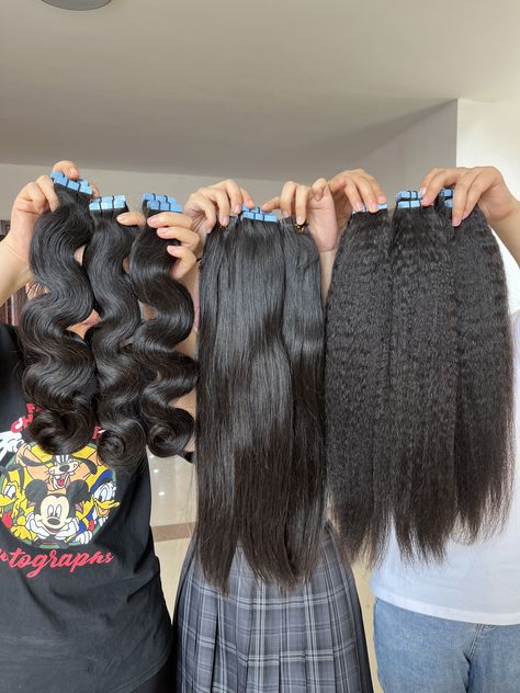 Hair Extensions Straight, Tape In Extensions, Hair Vendor, Tape In Hair Extensions, Body Wave, Hair Extensions, Dreadlocks, Hair Styles, Hair