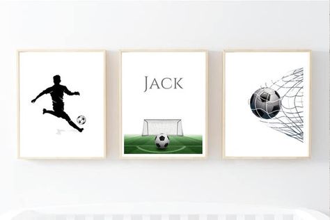 Football Themed Room, Football Room Decor, Football Room, Boys Bedroom Wall Art, Football Prints, Football Rooms, Football Bedroom, Wall Art Boys, Football Wall Art