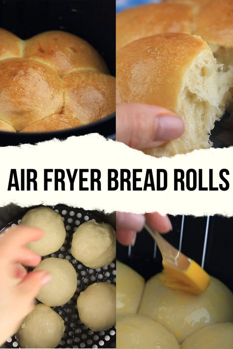 Looking for a quick and easy way to make delicious, homemade bread rolls? Look no further than your air fryer! Baking bread rolls in the air fryer is a simple and convenient way to enjoy fresh, warm bread without having to heat up your oven. In this article, we'll walk you through the steps for making perfect air fryer bread rolls, along with some tips and tricks for getting them just right. Easy Air Fryer Bread Recipe, Bread In A Air Fryer, Air Fryer Sandwich Bread, Air Fried Bread, Bread Recipes In Air Fryer, Making Bread In Air Fryer, How To Make Bread In Air Fryer, Bake Bread In Air Fryer, Air Fryer Bread Rolls Recipes