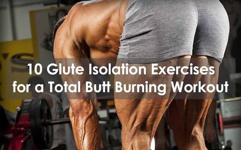 This list of glute isolation exercises will help you get that tight, lifted, gluteus maximus that every fitness enthusiast wants. Glute Isolation Exercises, Bodyweight Glute Exercises, Glute Isolation, Isolation Exercises, Glute Activation Exercises, Gluteus Maximus, Gluteal Muscles, Single Leg Deadlift, Glute Exercises