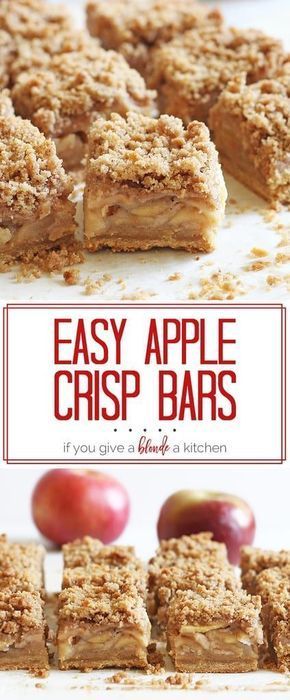 Weight Watchers Desserts, Fall Dessert Recipes Apple Easy, Award Winning Apple Recipes, Fall Sheet Pan Desserts, Dessert For 4 People, Red Delicious Apple Recipes, Apple Crisp Bars, Apple Crisp Bars Recipe, Healthy Apple Desserts