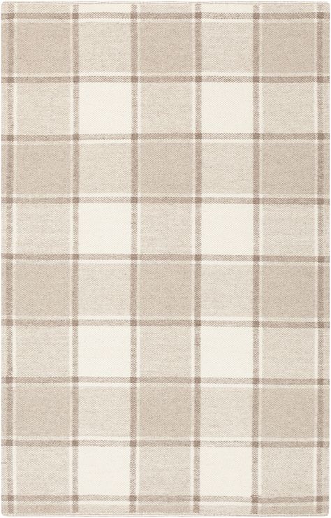 Rockford 8' x 10' Area Rug Plaid Rug, Surya Rugs, Light Grey Area Rug, Rug Direct, Geometric Area Rug, Beige Area Rugs, Indoor Area Rugs, Geometric Rug, Grey Rugs