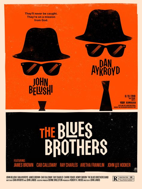 The Blues Brothers 1980s Movie Posters, Blues Brothers Movie, Vintage Music Art, Vintage Films, 1980s Movies, Brothers Movie, John Lee Hooker, Film Vintage, Dirty Harry