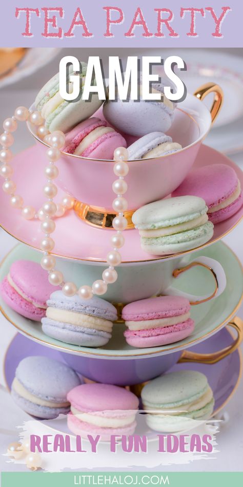 Easy Tea Party Decor, Kid Tea Party Ideas, Tea Party Ideas Decorations Diy, Easy Tea Party Food, Tea Party Food Ideas For Adults, Yea Party Ideas, Old Fashioned Tea Party, Garden Tea Party Ideas, Fun Tea Party Games