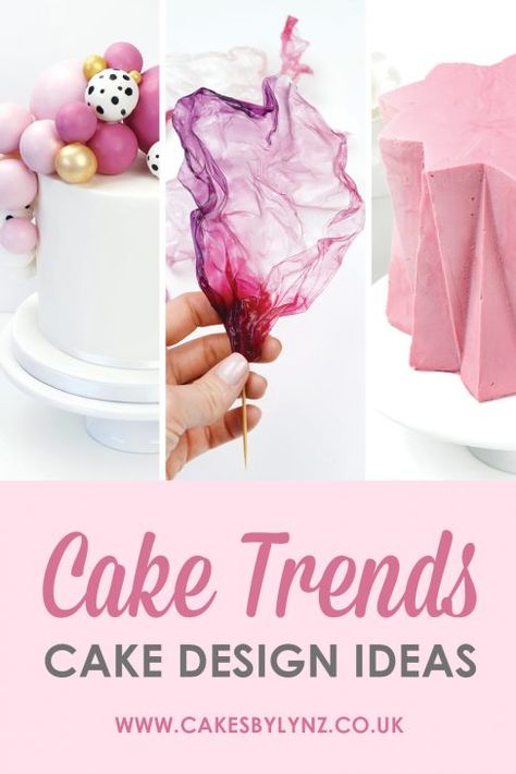 2022 Cake Trends - Cake Design Ideas Rice Paper Cake Decorations, Cake Rice Paper, Cake Wafer Paper, Rice Paper Sails, Origami Cake, Cake Design Ideas, 5 Cake, Delicious Cake Recipes, Fondant Flowers