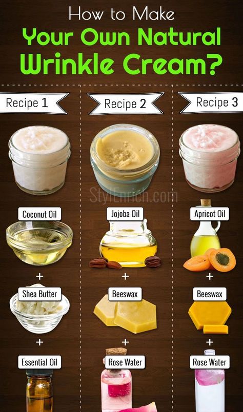 Homemade Skin Care, Natural Beauty Tips, Diy Wrinkle Cream, Diy Wrinkles, Homemade Wrinkle Cream, Homemade Lotion, Baking Soda Shampoo, Rose Essential Oil, Wrinkle Cream