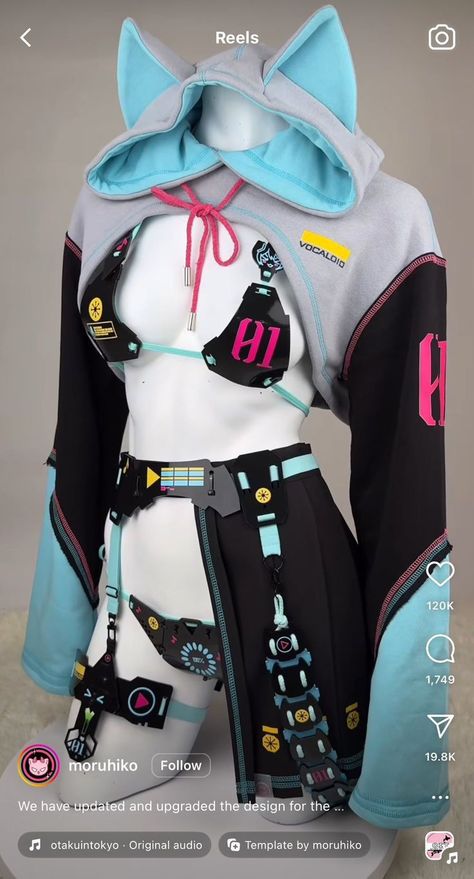 Punk Style Outfits, Cyberpunk Clothes, Clothing Design Sketches, Concept Clothing, Cyberpunk Fashion, Kawaii Fashion Outfits, Futuristic Fashion, Causual Outfits, Fantasy Clothing