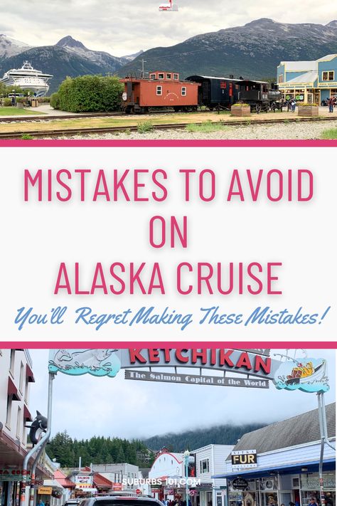 Alaska cruise is a bucket-list, once-in-a-lifetime travel experience. You’ll be amazed at the glaciers, wildlife and spectacular view! Here’s a list of Alaska cruise tips and mistakes to avoid from Alaska shore excursion tips to cruise cabin tips. So you can make the most of your time on your cruise ship to Alaska! Alaska Cruise Checklist, Royal Caribbean Alaskan Cruise Tips, Alaskan Cruise Tips And Tricks, Alaska Cruise Packing List May, Princess Alaskan Cruise Tips, Norwegian Bliss Alaska Cruise, Alaska Cruise In May, Alaskan Cruise Tips, Princess Cruises Alaska