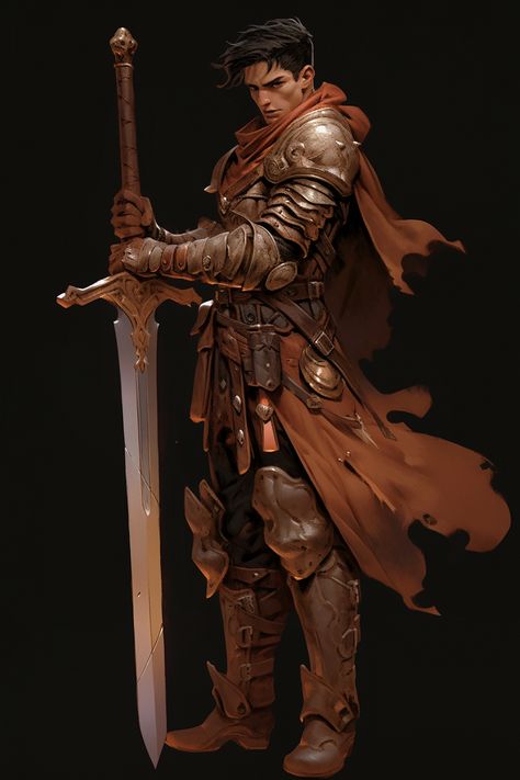 Human Fighter Dnd Human Fighter, Dnd Fighter Art, Human Fighter Dnd Male, Cleric Cosplay, Dnd Character Art Male Human, Fighter Dnd, Dnd Fighter, Npc Art, Fantasy Fighter