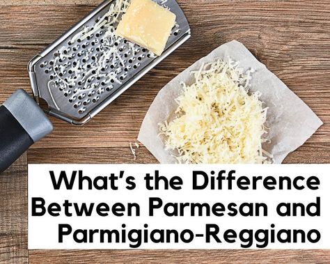 What’s The Difference Between Parmesan and Parmigiano-Reggiano #justapinchrecipes Kitchen Cheat Sheets, Food Type, Kitchen Help, Cheese Making, Baked Brie, Parmigiano Reggiano, Food Prep, How To Make Cheese, Kitchen Tips