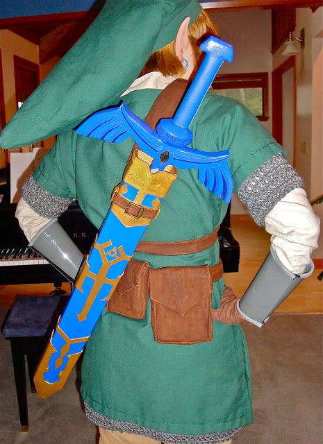 Link Cosplay - Skyward Sword: Completed Costume Diy Link Costume Kids, Link Costume Diy, Link Zelda Costume, Zelda Halloween, Link Halloween Costume, Zelda Costume, Link Costume, Link Cosplay, Legend Of Zelda Costume