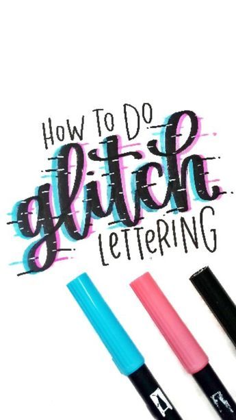 Different Styles Of Lettering, How To Do Neon Lettering, Glitch Calligraphy, Glitch Writing, How To Draw Glitch Effect, Lettering Styles Alphabet Fonts, Cool Fonts Alphabet Creative, Easy Lettering Styles Tutorials, Glitch Letters