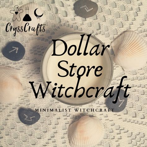 Dollar Store Witchcraft, Witchcraft Diy, Witch Supplies, Witchcraft Altar, Wiccan Crafts, Wiccan Decor, Wiccan Magic, Witch Spirituality, Online Psychic