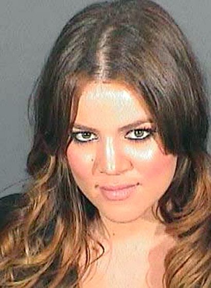 Khloe Kardashian, Hair, Celebrity Mugshots, Mug Shot, Mug, Wall