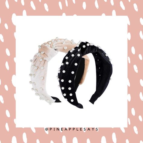 ✨Cute Pearl Knot Headbands✨ http://liketk.it/363AR #liketkit @liketoknow.it #LTKstyletip #LTKunder50 #LTKVDay #LTKbeauty #headband @liketoknow.it.brasil @liketoknow.it.europe @liketoknow.it.family @liketoknow.it.home Shop my daily looks by following me on the LIKEtoKNOW.it shopping app Cheap Pink Headband For Spring, Cheap Trendy Pink Headband, Cheap Fun Pink Headband, Big Headbands, Affordable Pink Elastic Headband, Adjustable Pink Headband, Velvet Socks, Headband Pearl, Headband Vintage