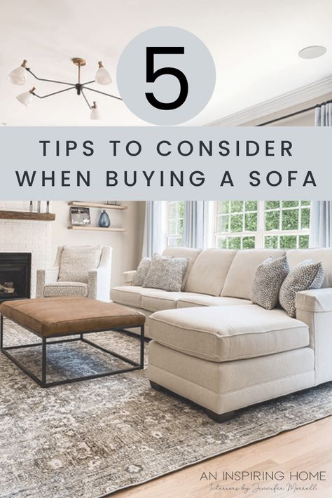 Five Tips To Consider When Buying a Sofa Sitting Room Ideas Cozy, Colors For Rooms, Color Couch, Sectional Sofa Ideas, Living Room Furniture Inspiration, Family Room Couch, Comfortable Living Room Furniture, Comfortable Sectional Sofa, Family Friendly Living Room