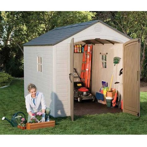 Plastic Storage Shed, Lifetime Storage Sheds, Plastic Storage Sheds, Vinyl Sheds, Outdoor Garden Storage, Outdoor Storage Shed, Plastic Sheds, Lawn Furniture, Home Storage Solutions