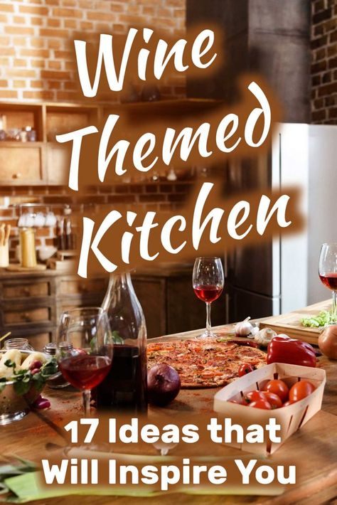 Wine Kitchen Decor Ideas, Wine Themed Kitchen, Wine Kitchen Decor, Wine Themed Decor, Wine Theme Kitchen, Wine Decor Kitchen, Wine Kitchen, Kitchen Candles, Themed Kitchen